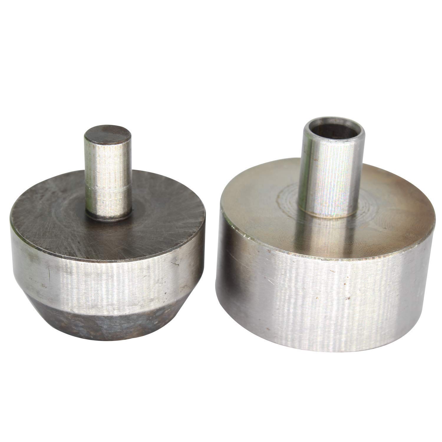 Outil poinçon de 30mm pour presse manuelle DK-98 en acier argenté de pose d’œillets