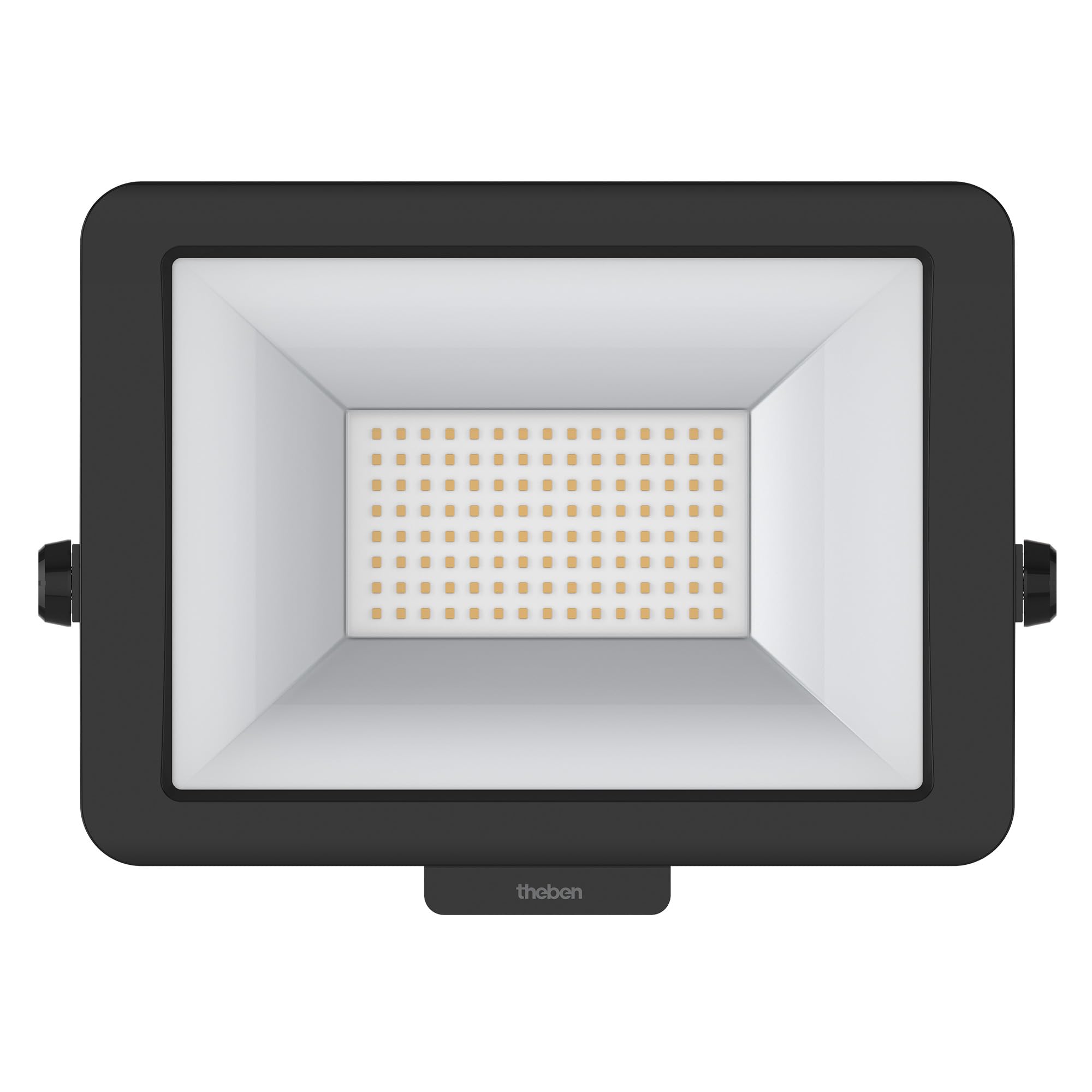 Theben 1020697 theLeda B50L W BK LED-Strahler 50 W 3000 K Wand/Decke außen | 5430 lm, IP 65, 360° drehbar, optional modular (Bewegungsmelder/Lichtsensor) erweiterbar, schwarz, warmweiß