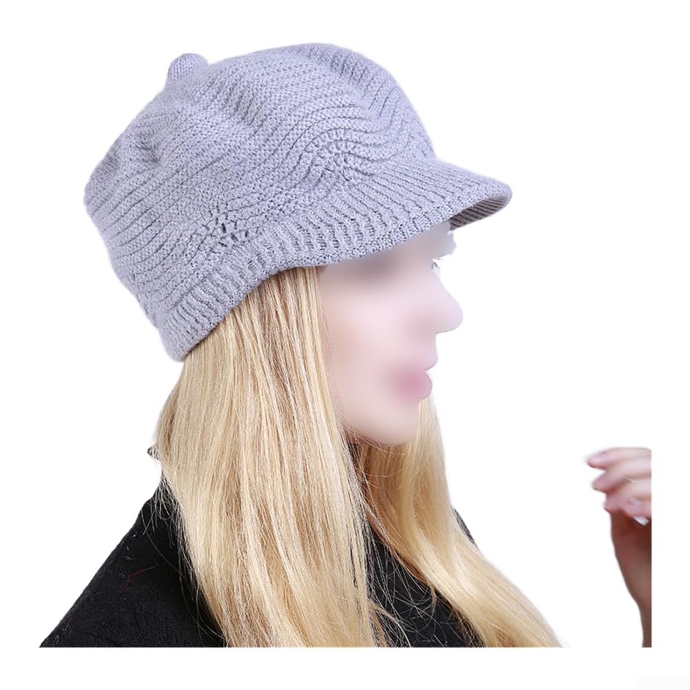 Sombrero de Invierno Tejido Acrílico para Suave y Cálido para Frío