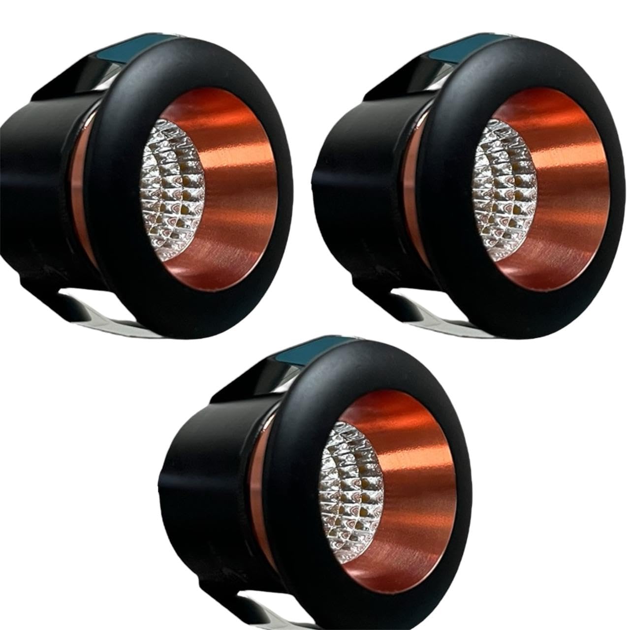 CELIGHT 3W Button LED COB Spot Light|Rose Gold Finish|Warm White| Cut Size-1 inch (25mm)|Outer Size-1.5 inch(38mm)| Furniture Light|Cabinet Light|False Ceiling Light| 1 inch LED Spotlight |Pack of 3-image-34