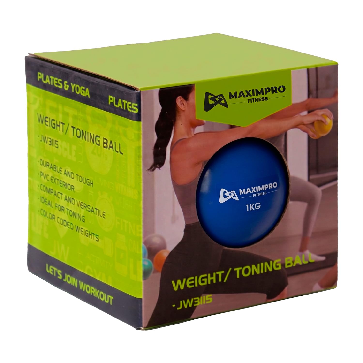 max sports Pelota Lastrada Bumba 1 Kg Azul