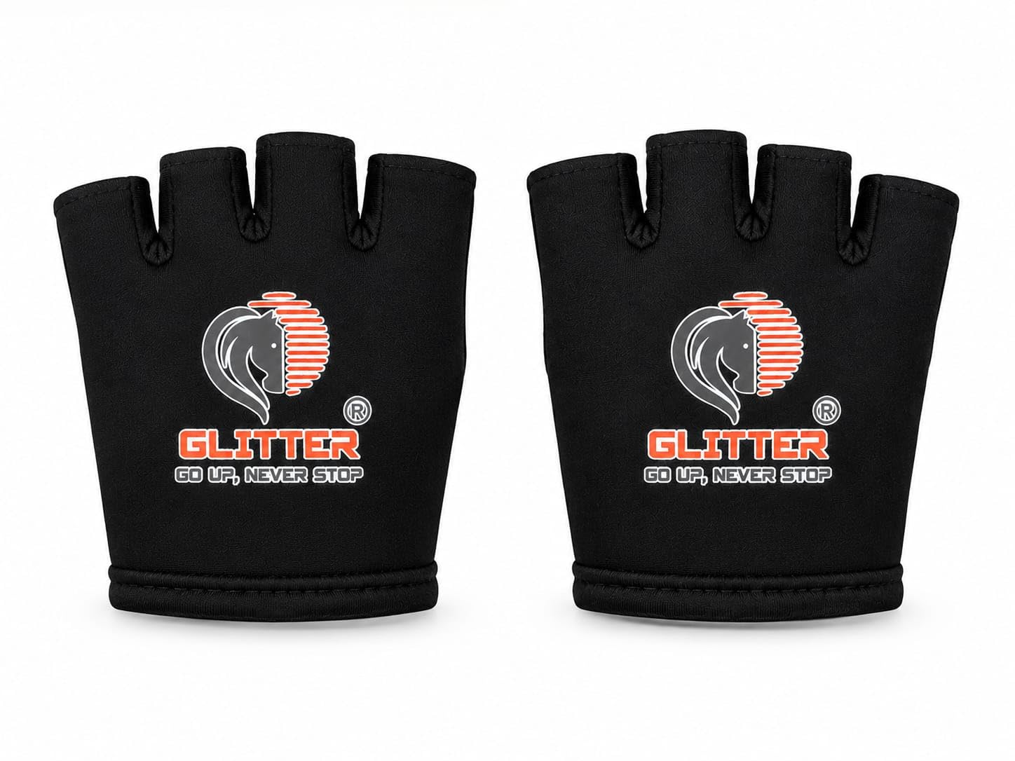 Glitter Cricket Fielding Gloves for Men & Boys | Premium Foam Grip Gloves | Sweat Absorbent | Anti Slip | Breathable | Training & Practice | Free Size | Black | Pack of 1 Pair-image-42