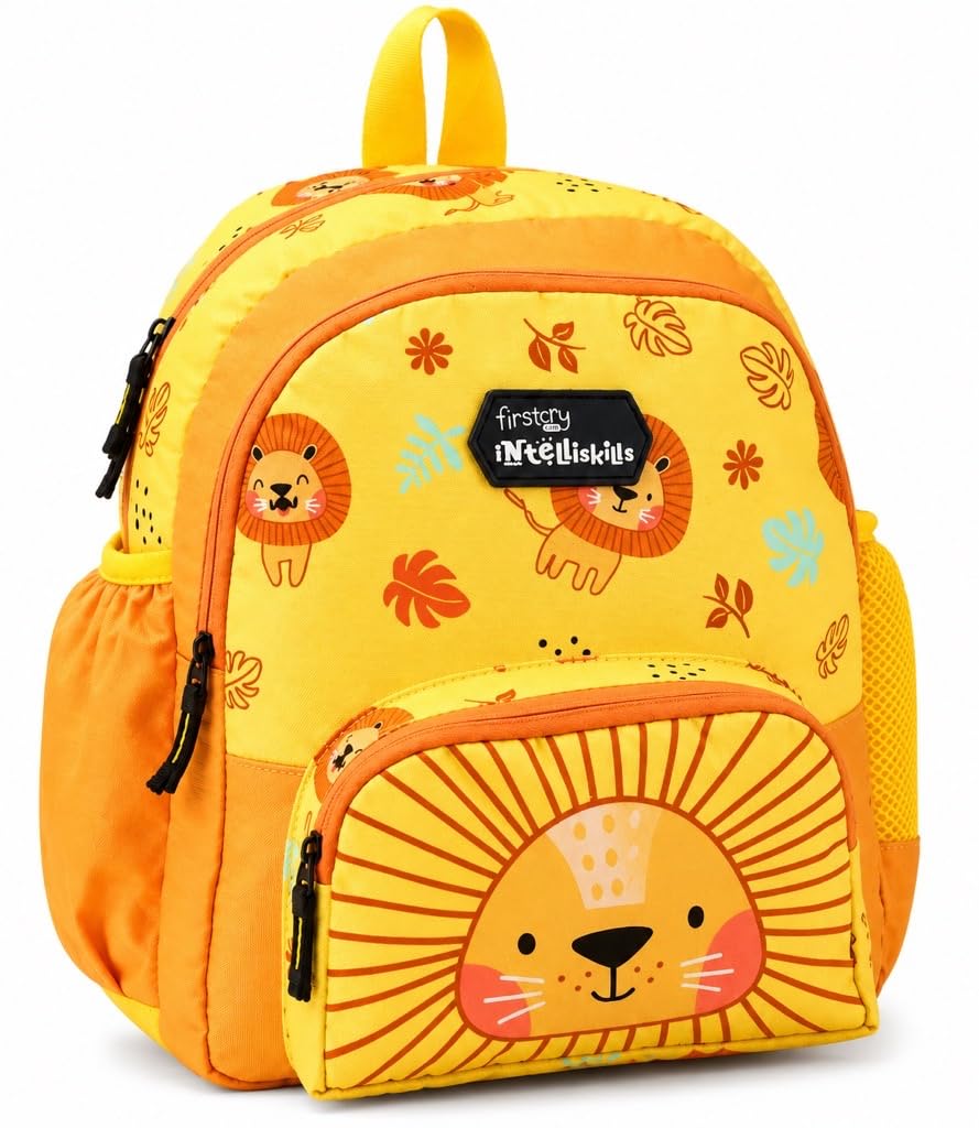 firstcry intelliskills Intelliskills Premium 13 Inches Backpack for Kids, High Quality School Bag for Boys&Girls, 9.37L, Lightweight, Durable Water-Resistant Fabric & Smooth Zippers, Ideal For Gifting-picture-12