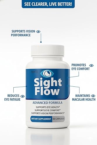 Miniatura 2 de Vision Flow Eye Capsules Advanced Formula - Official Sight Premium Support Supplement All Natural Ingredients Vitamins for Eye Health and Wellness