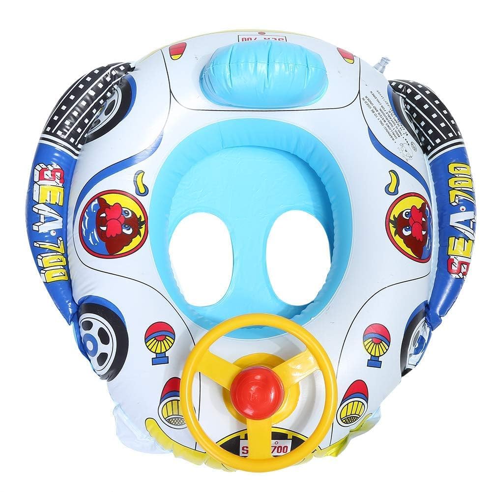 Humongous Swimming Tube for Kids with Manual Pump Baby Swimming Tube Safe Anti-flip Inflatable Swimming Floats for Kids Swimming Accessories for Kids Swimming Pool Tube Swimming Ring Baby Float (Car) (B0D7MX6VTN) Amazon Price History, Amazon Price Tracker