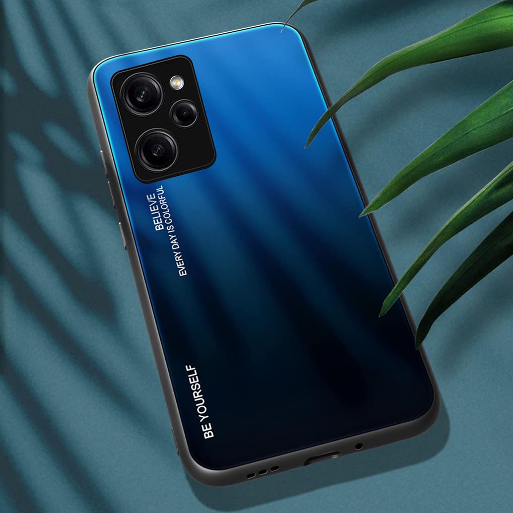 BAIDIYU Cover Per Xiaomi Poco X5 Pro – Custodia Paraurti Sottile In TPU Blu - 2