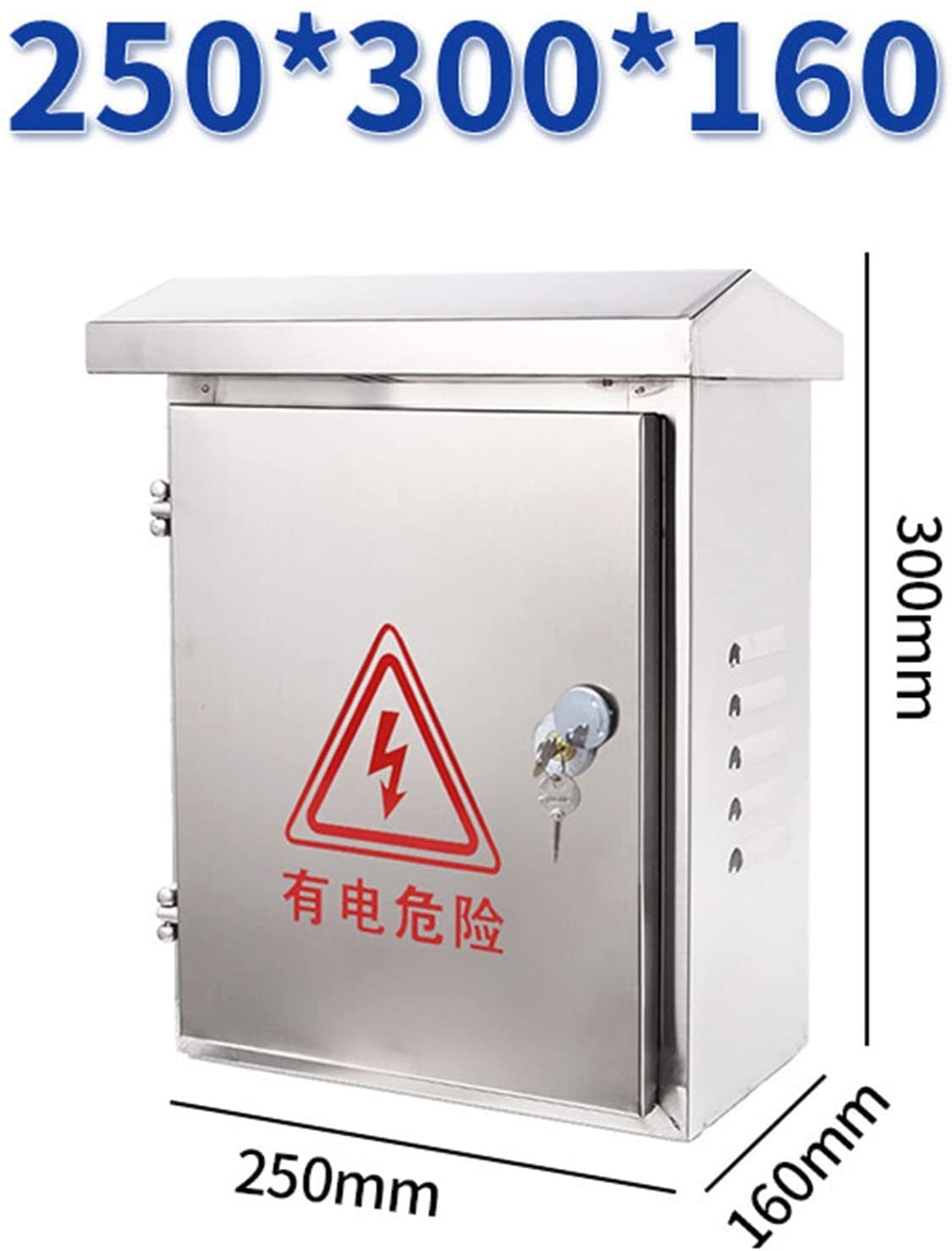 Cajas de empalmes eléctrica Caja Eléctrica For Exteriores IP67 A Prueba De Agua, Caja De Conexiones Eléctricas De Acero Inoxidable, Caja De Proyecto Montada En La Pared Caja De Control De Medidor Eléc