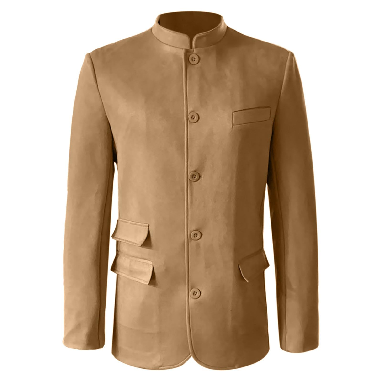 Genérico Chaqueta Americana Hombre Casual Invierno - Chaqueta De Traje Informal para Hombre Traje Deportivo Ajustado Traje De Negocios Antiguo Traje Diario para Exteriores
