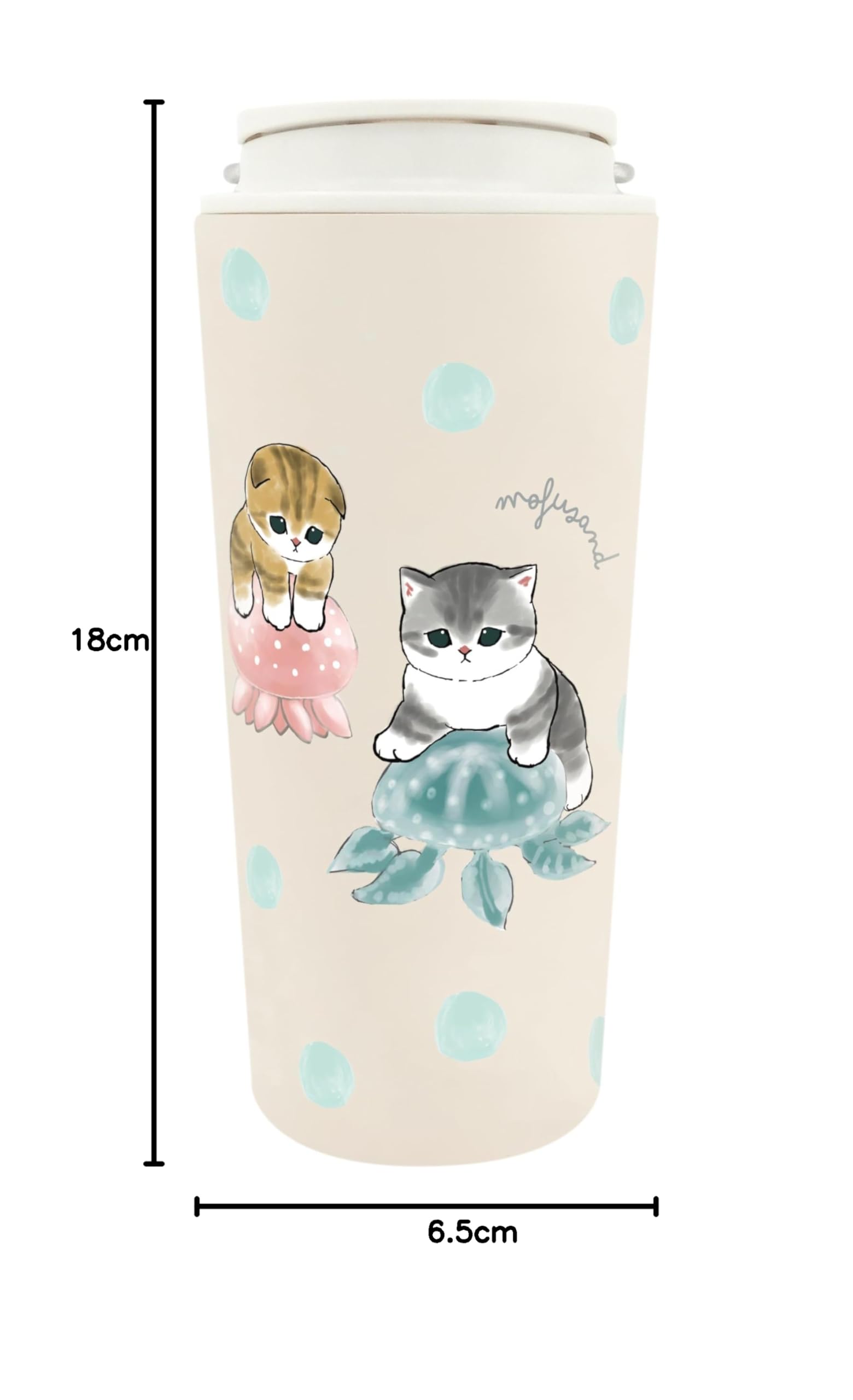 Amazon.co.jp: mofusand 真空二重 キャリー タンブラー 430ml