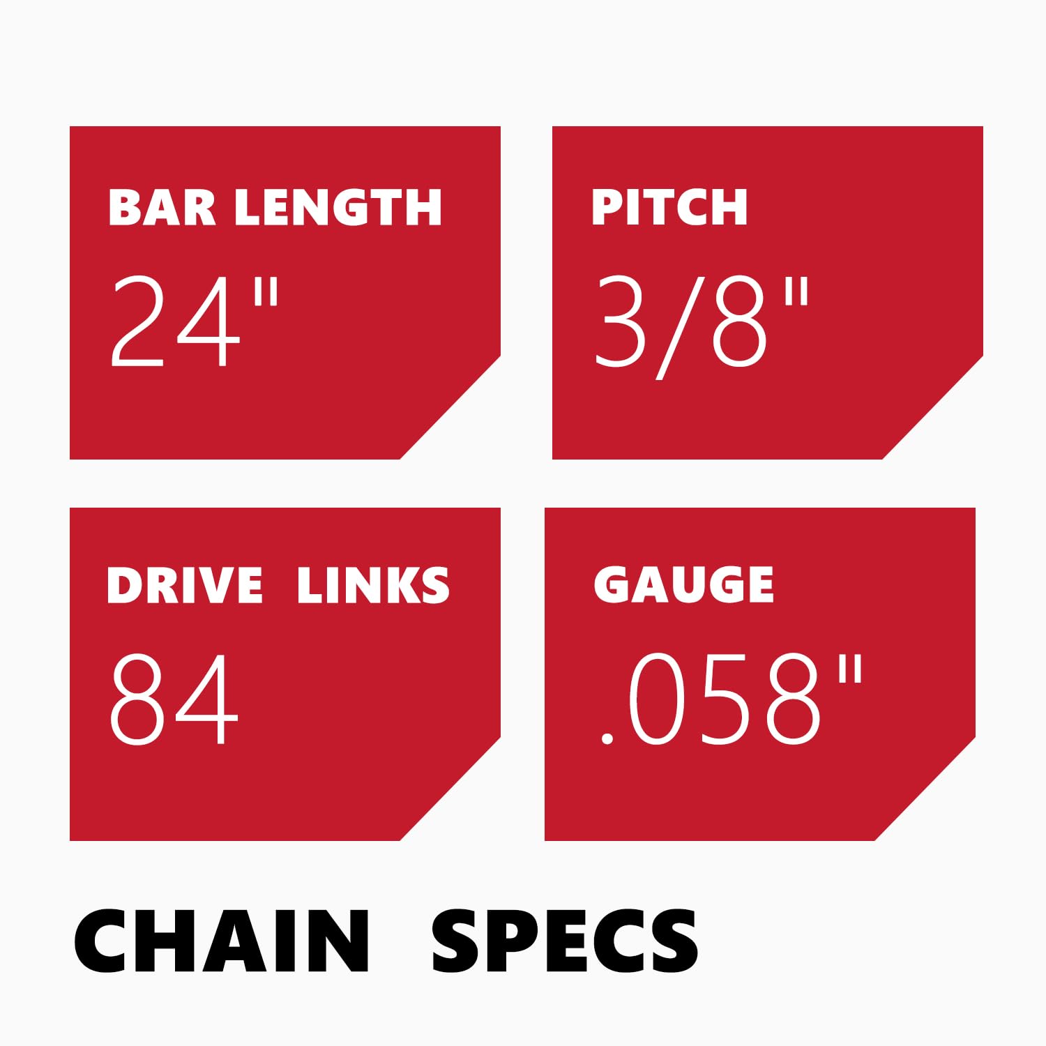Amazon.com: KAKEI 24 Inch Chainsaw Chain 3/8