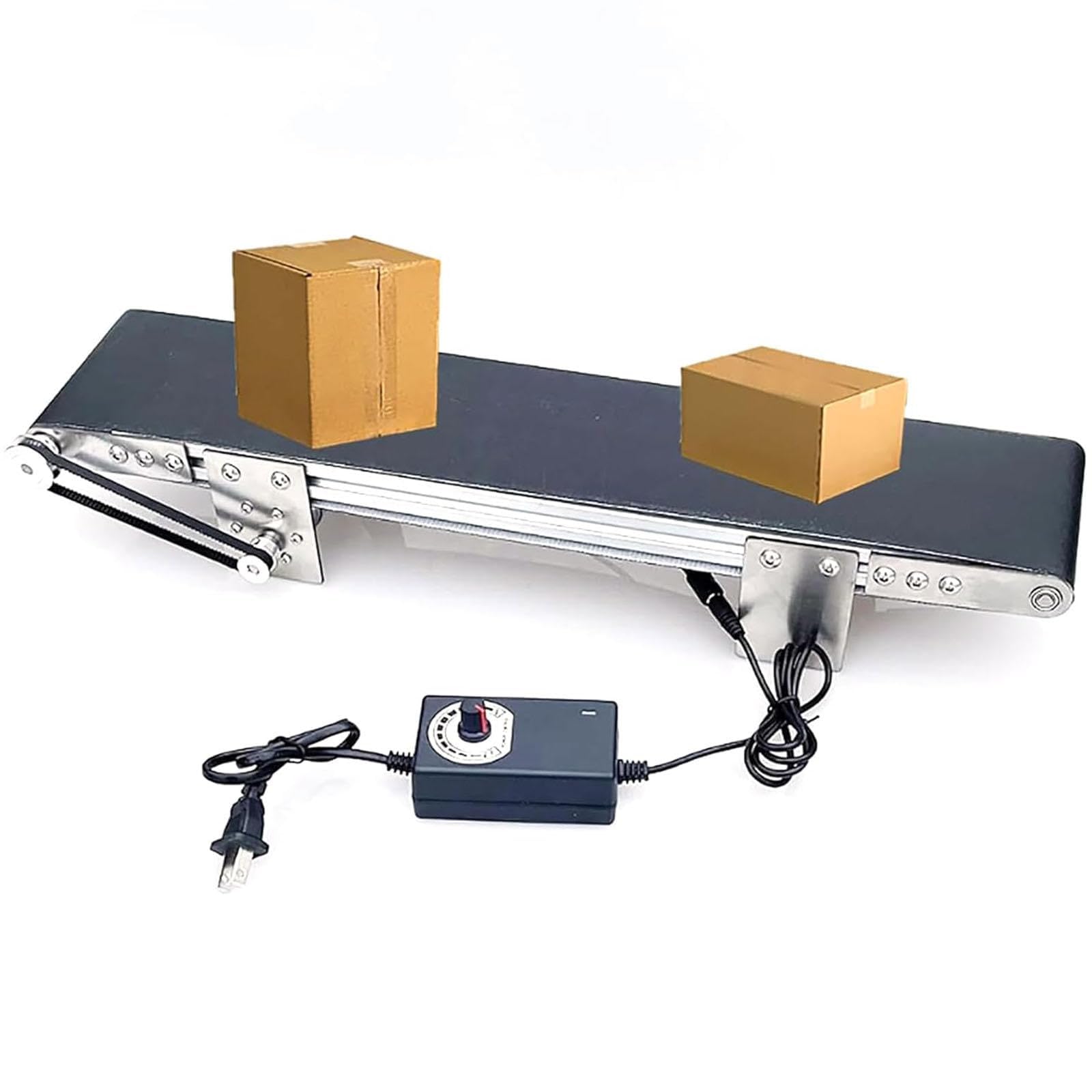 Adjustable Mini Desktop Conveyor Belt with Variable Speed Control for Efficient Material Handling & Manufacturing - Compact and Versatile Solution