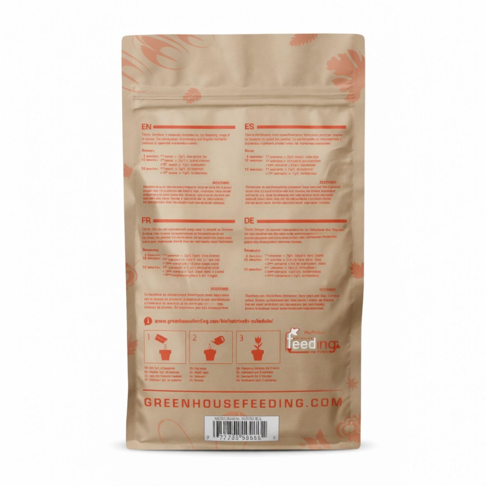 Weedness Green House Feeding Bio Bloom 1 Kg - NPK Dünger Grow Anbau Indoor Erde Flüssigdünger Organischer Bio