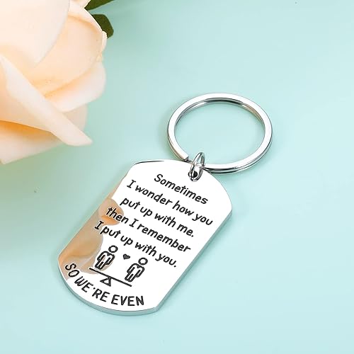 Miniatura 4 de Llavero para esposo esposa regalo para el día de San Valentín aniversario cumpleaños boda regalo de esposa marido novia regalo de Navidad para