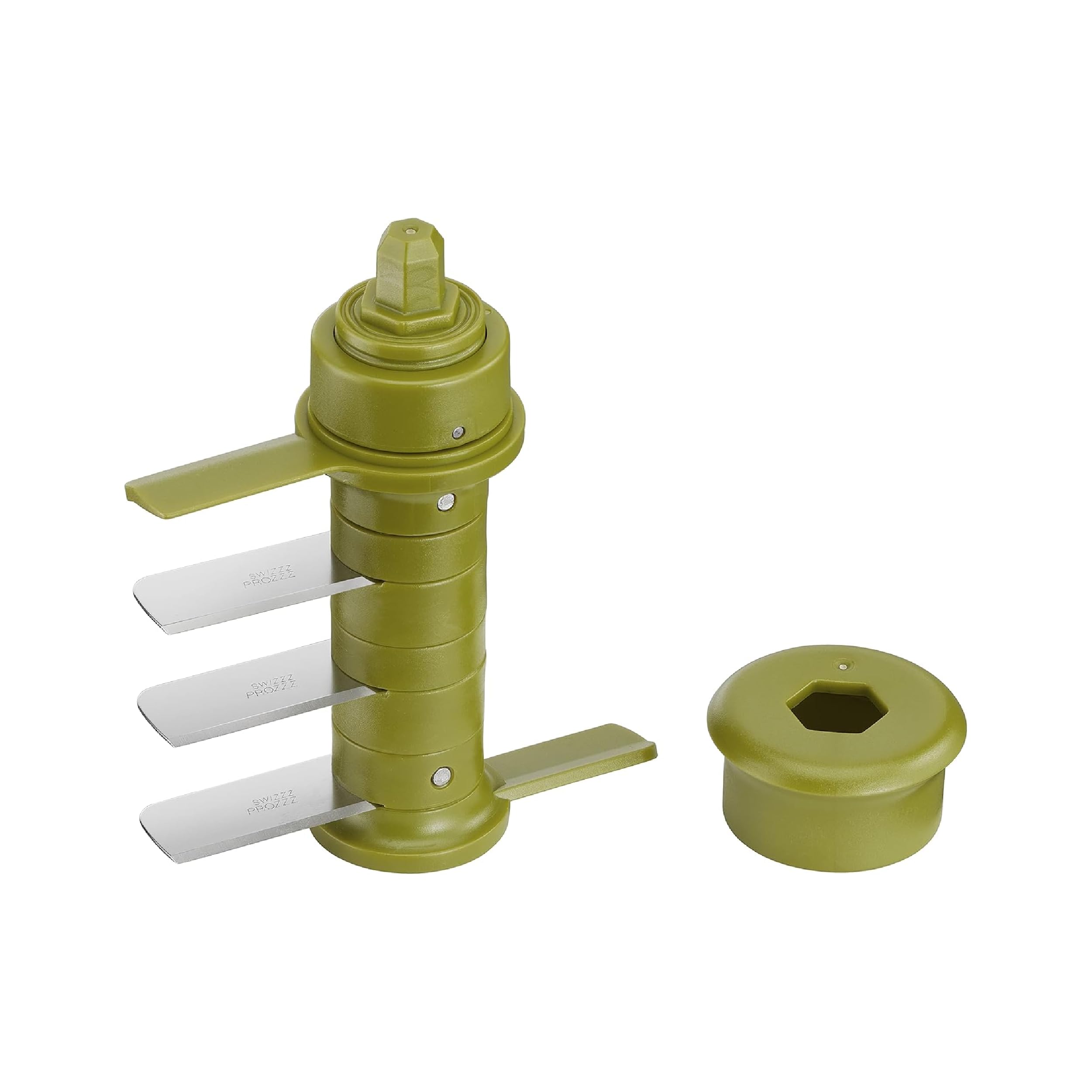 Tefal 5 Second Chopper Shaker K16441-5 secondi, tritatutto manuale da 450 ml, tritato grossolano, medio e fine, lame in acciaio inox, senza elettricità, base antiscivolo e facile da pulire