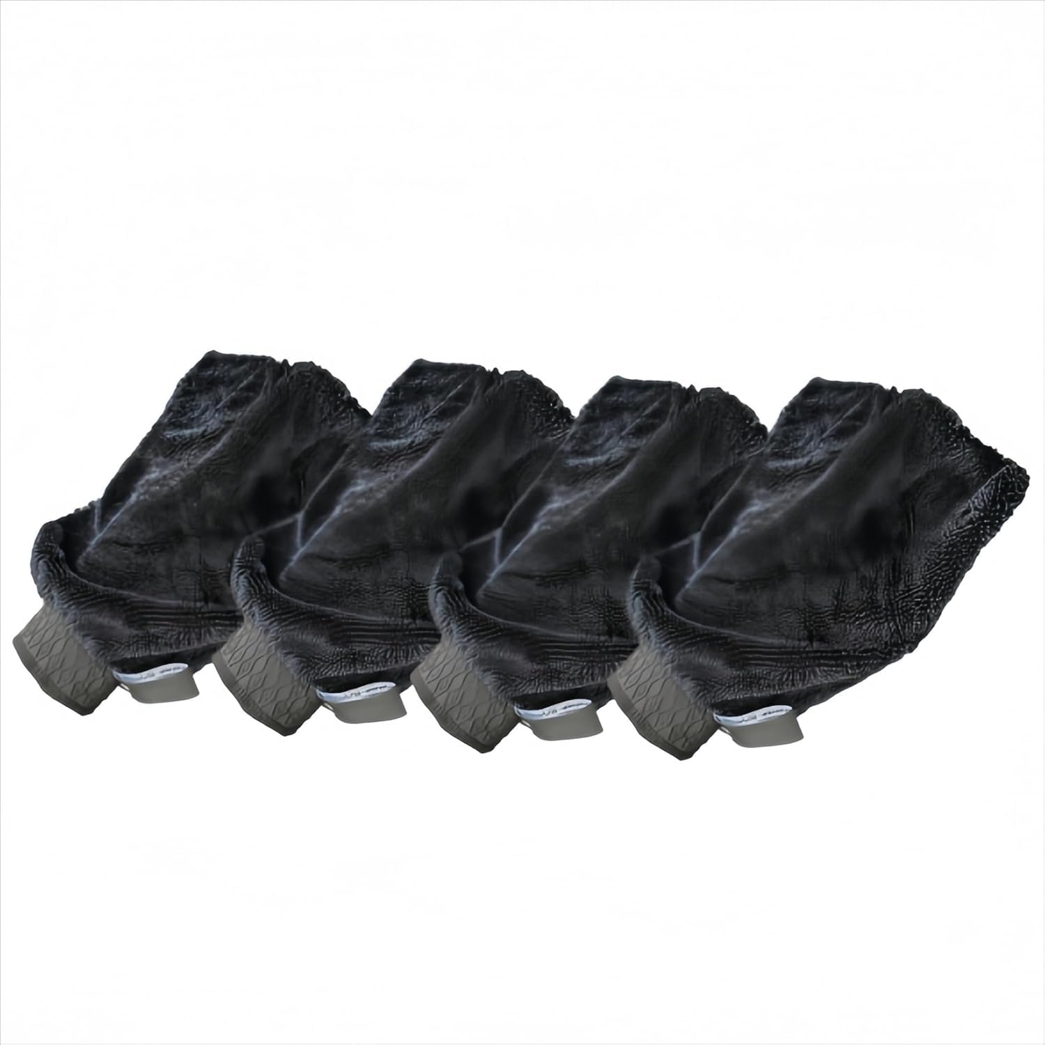 JXpxbao Schrubbi Putzhandschuhe Mikrofaser Streifenfreies Reinigungswerkzeug mit Vielseitigkeit Mikrofaser Waschhandschuh für Autopflege (4PCS)