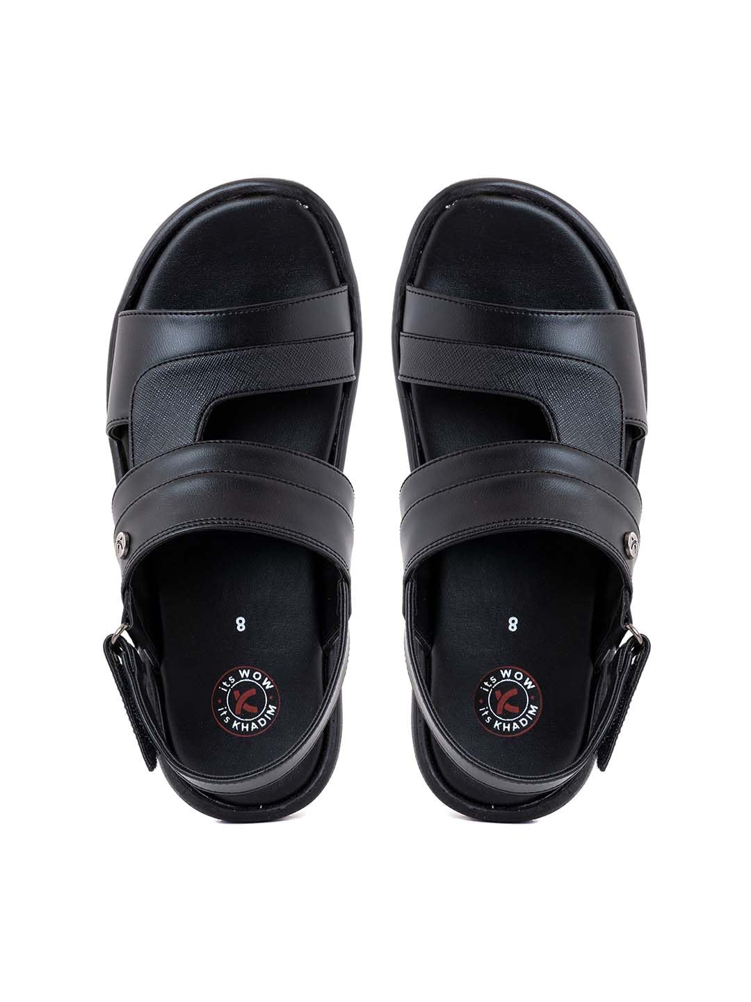 Khadims Black Casual Sandal for Men (9466696) (B0CJTRP1G2) Amazon Price History, Amazon Price Tracker