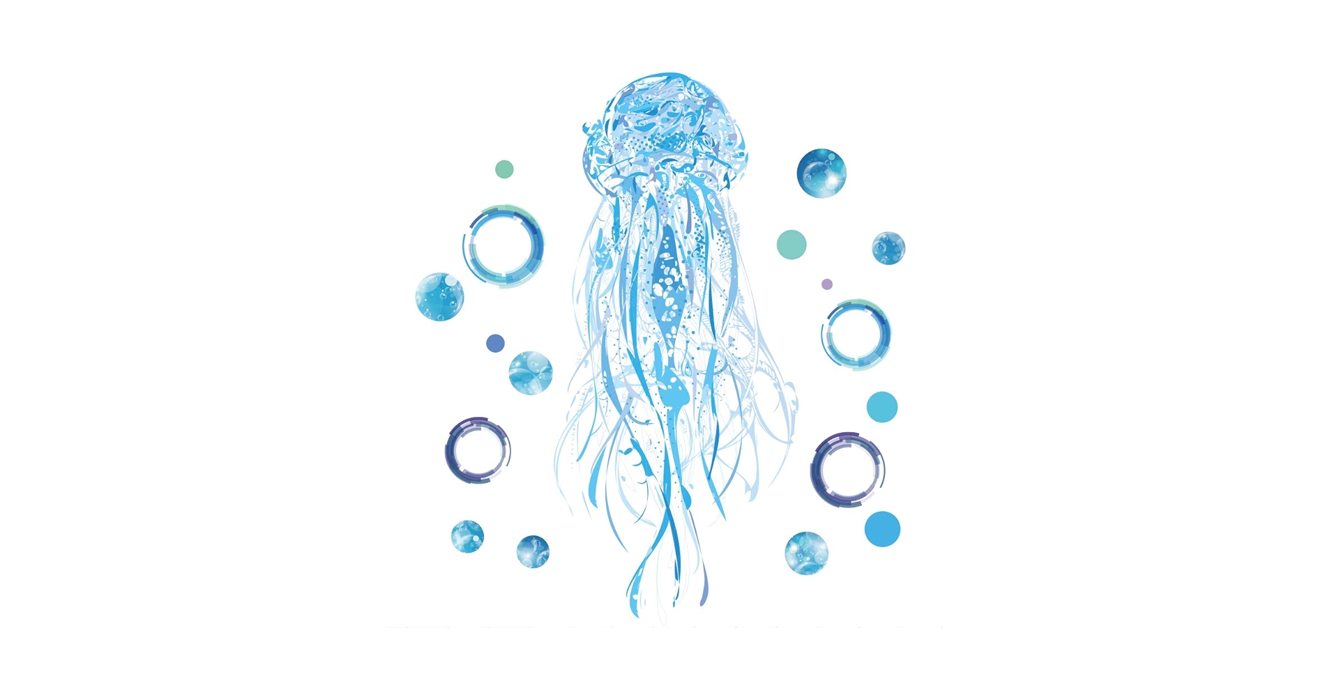 クラゲアート クラゲ“White”〉シーグラスアート その他アート moon 通販