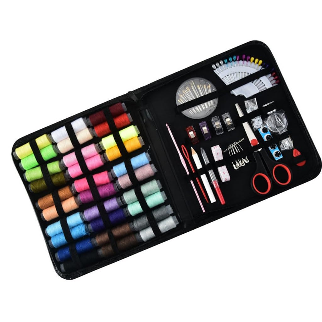 Kit de Costura de Cuero de tamaño Mediano de 30 Colores, Herramientas de Costura portátiles para el hogar, Juego de Costura