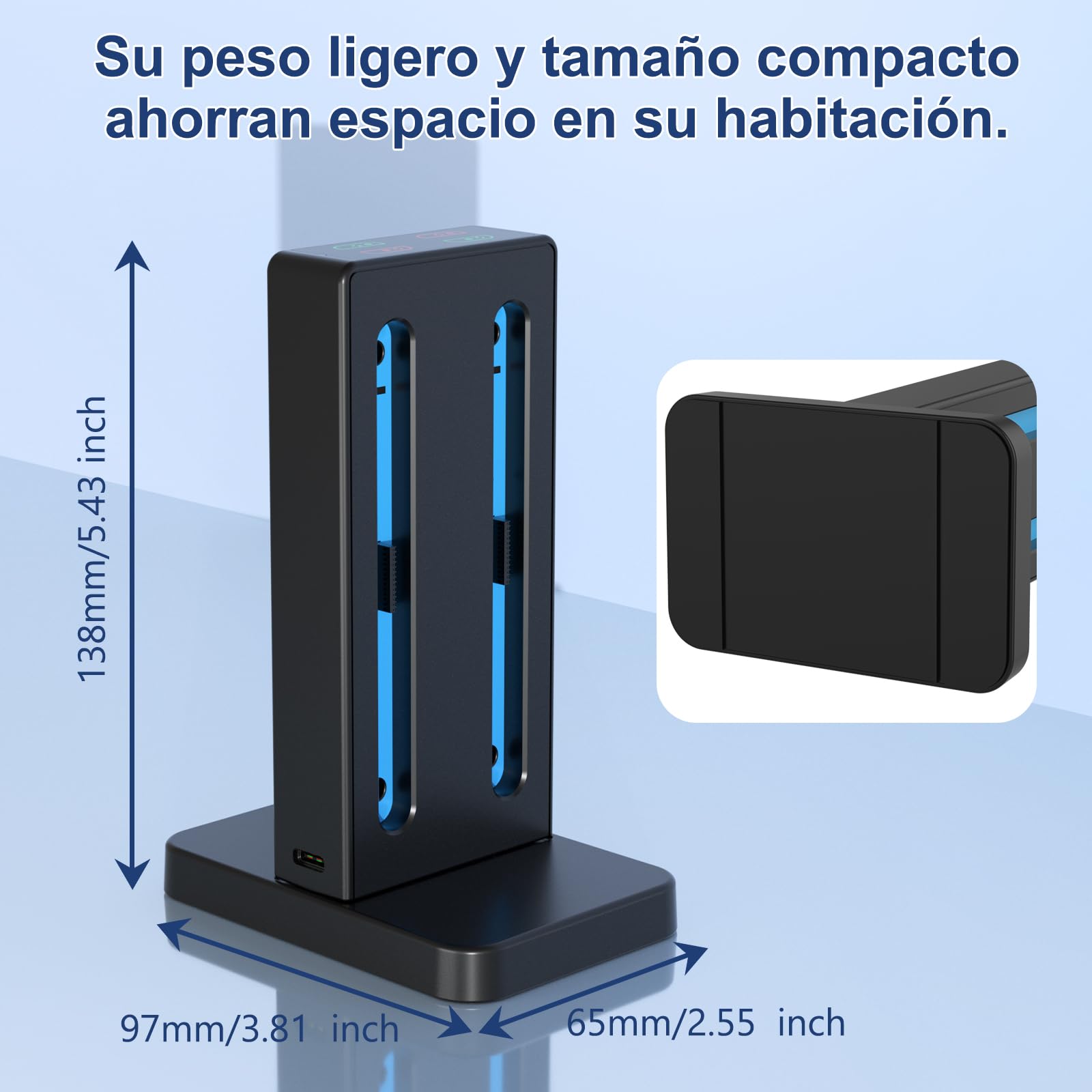 Base de Carga para Switch 2, [Versión 2025] Diyife 4 en 1 Cargador para Nintendo Switch 2, Joy-con Chargers Dock, Cargador del Controlador, Base de Carga para Joycon con Indicador LED y Puerto USB-C