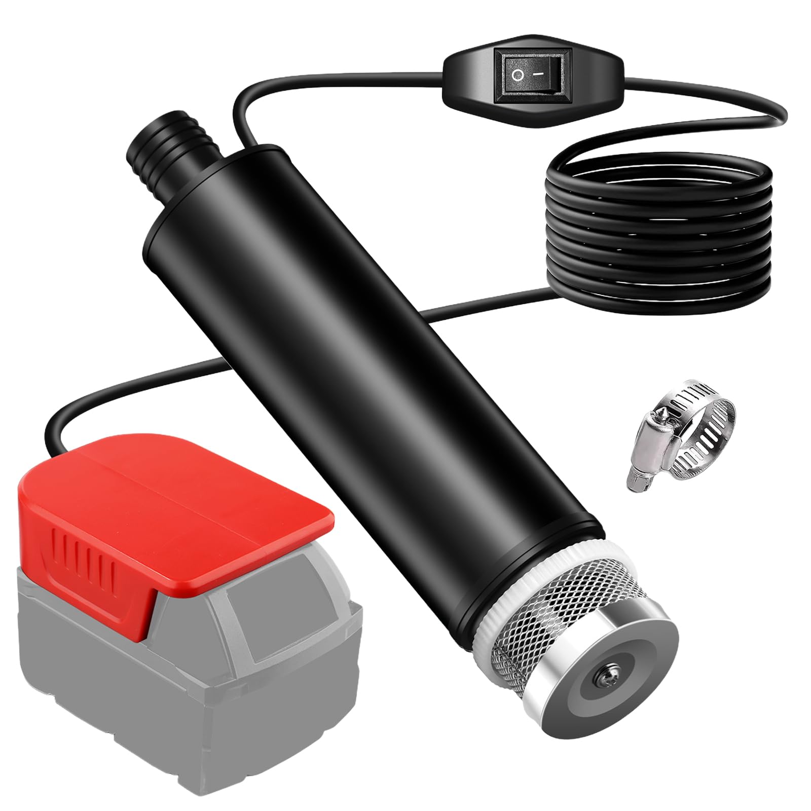 Pompe submersible compatible avec Einhell, pompe à eau pour Einhel, pompe submersible pour batterie Einhells 24 V, pompe à eau usée, mini pompes à eau pour Einhells, pour jardin, réservoir, piscine