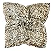 YOUR SMILE Silk Like Leopard Print Scarf Women's Fashion Pattern Large Square Satin Headscarf Head Dress