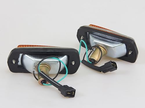 Miniatura 3 de Nuevas luces de marcador ámbar lente RHLH apto para Nissan Datsun 510 120Y 280Z 240Z 260Z S30 1970-1978