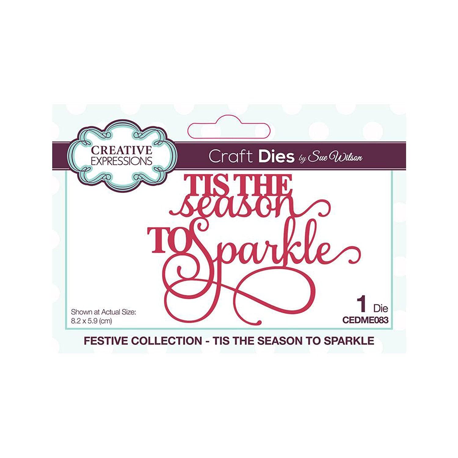 Sue Wilson - Mini Expressions Tis The Season to Sparkle - Craft Die
