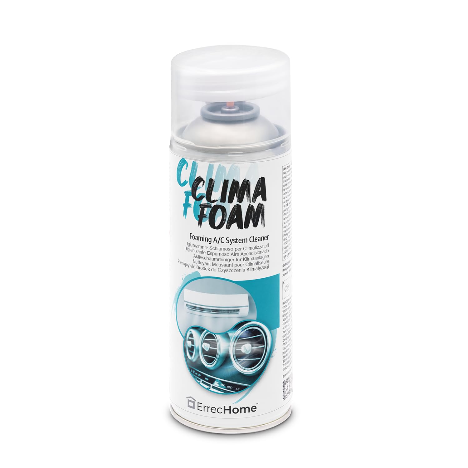 ERRECHOME Clima Foam, Air Conditioner Foam Cleaner, 400 mL Aerosol Can