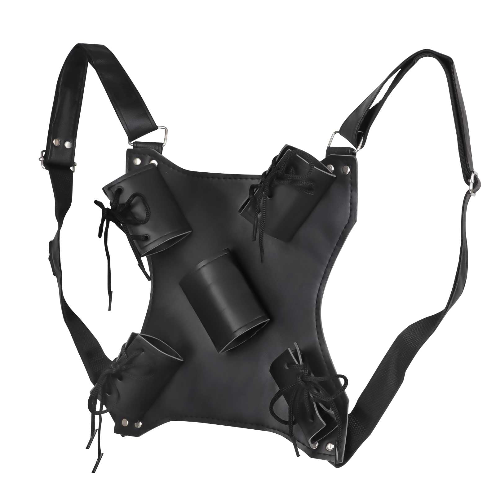 Uchwyt na miecz, skóra, regulowana, kieszeń na miecz, średniowieczny miecz, pochwa, pochwa, plecy, kabura na plecy z mieczem, do kostiumu samurajskiego, Cosplay, Halloween, na imprezę