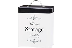 Amici Home Antique Shoppe Metal Storage Containers with Lids