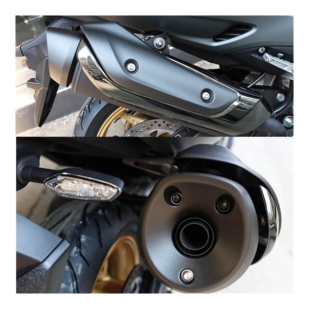Coperchio scudo termico Per Moto Tubo Di Scarico Marmitta Scudo Termico Coperchio Protettivo Adatto Per TMAX 530 T-MAX 530 TMAX 560 2017-2021