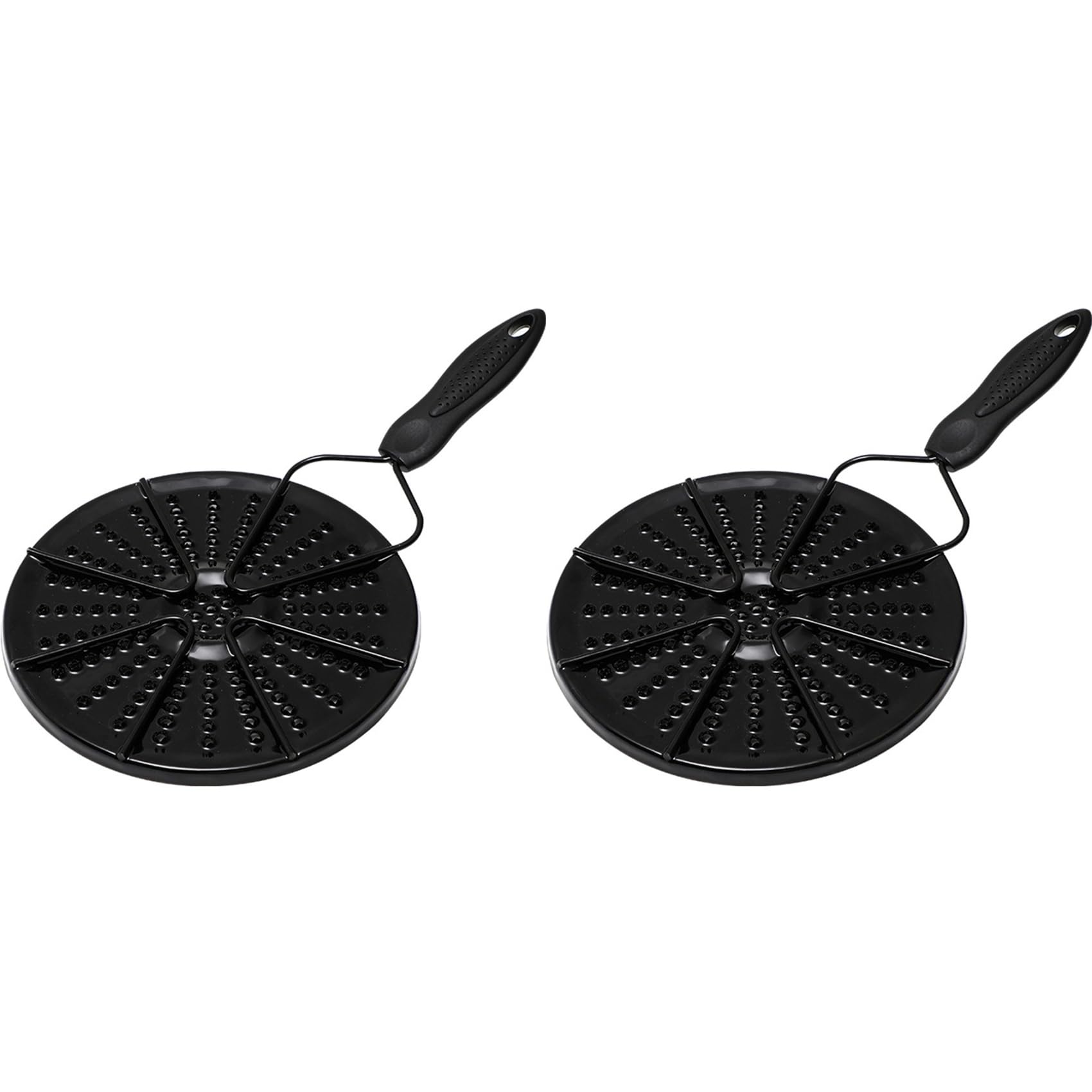 Hndhbfgrt 2X Kitchen Gas Stove Heat Diffuser Plate, Reducer Flame Guard, Cooking Heat Distributor for Even Heating