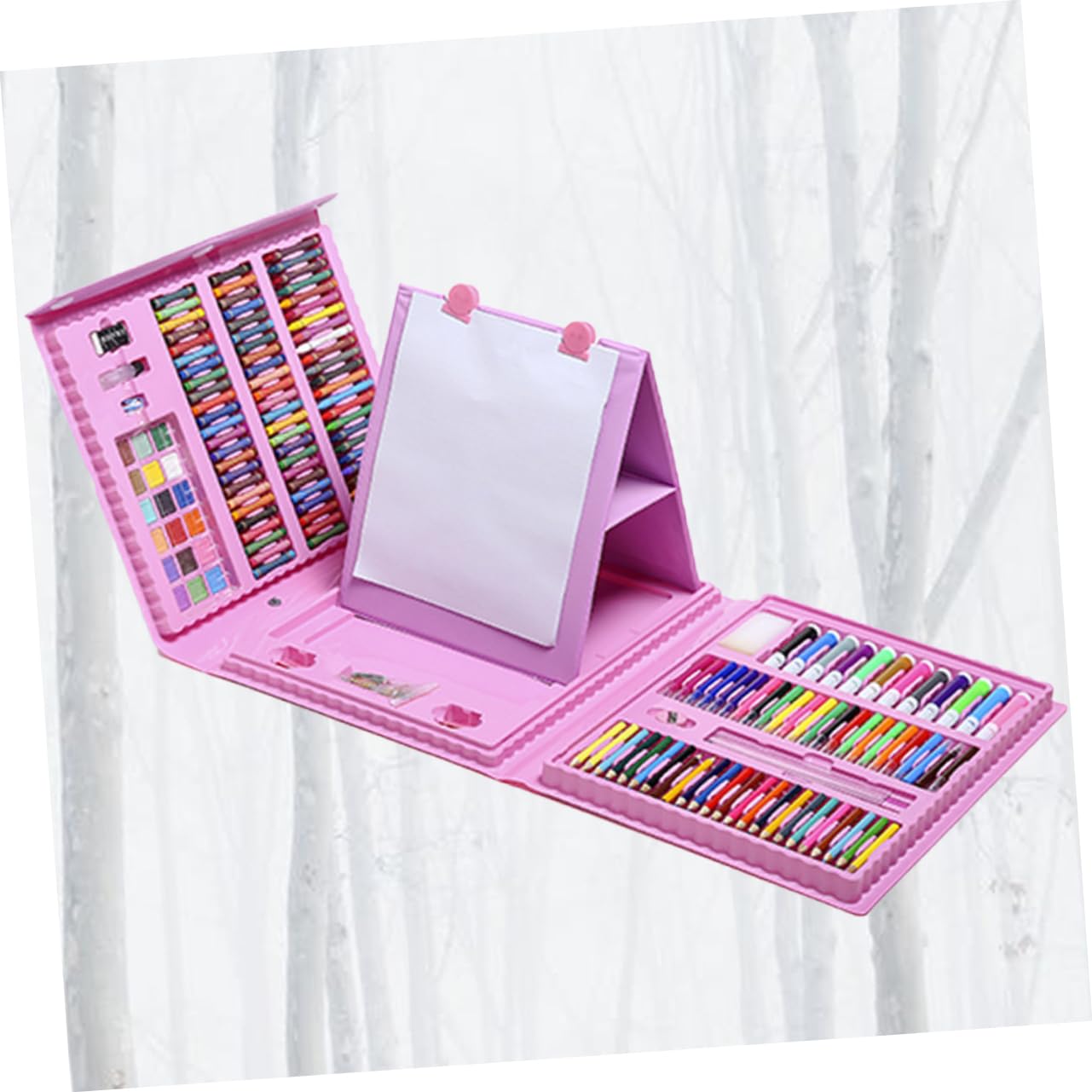 Set di Penne Gel per Disegno 208 Pezzi Rosa per Adulti e Ragazzo Ragazza | Plastica, Scrittura Fluida e Punta Fine, per Diari e Album Fotografici, Inchiostro a Flusso
