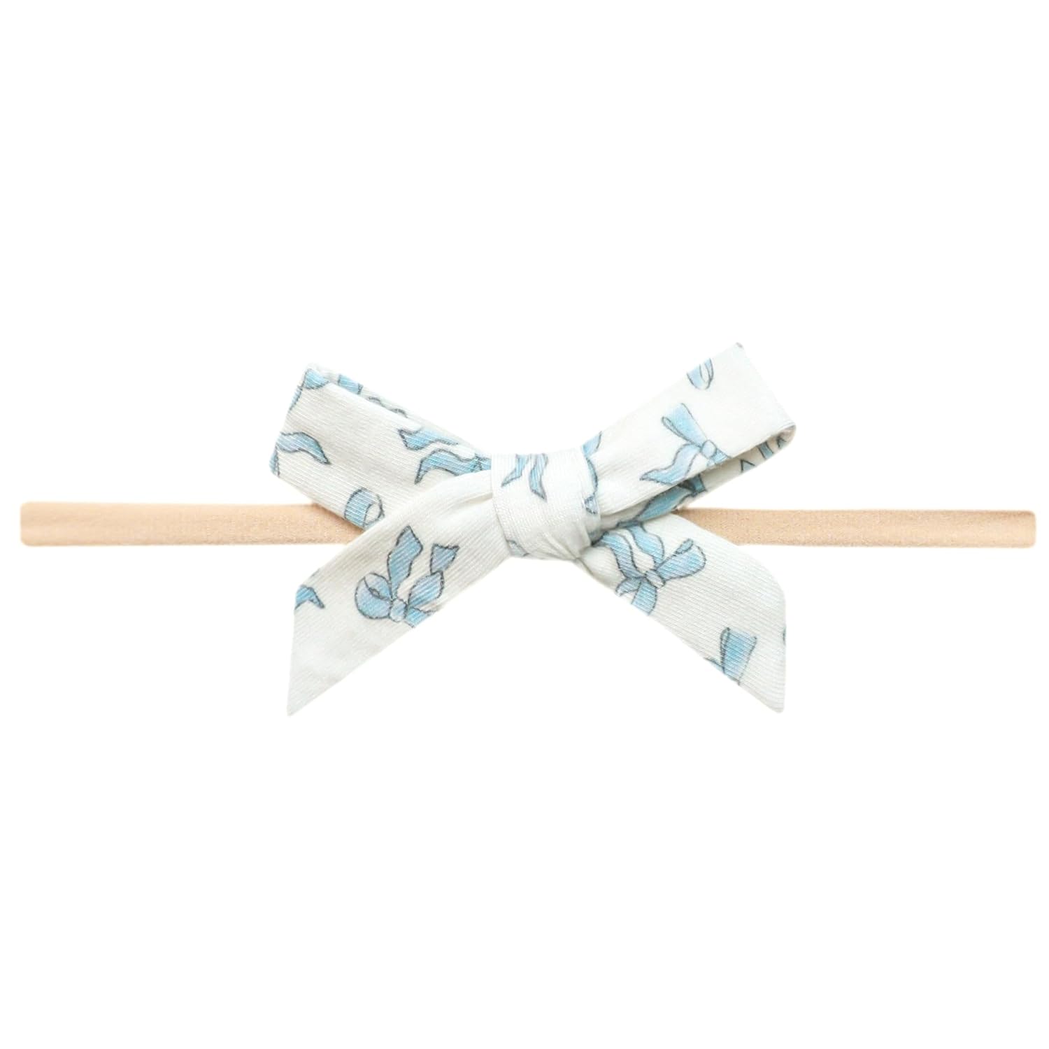 Copper Pearl Ribbon Baby Bow Daphne