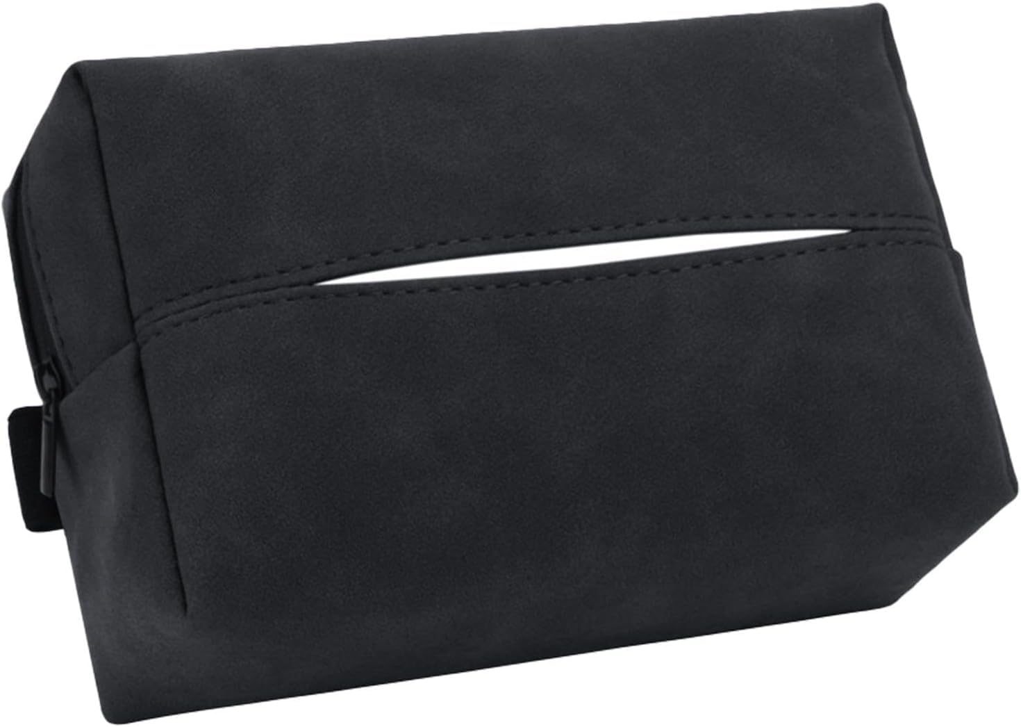 R-timer 1 Pack Car Tissue Holder for Mercedes Benz EKlasse W213 (Limousine) 2016–2024, Tissue Holder with Zip and Elastic Band,Sun Visor Napkin Organizer Armrest Paper