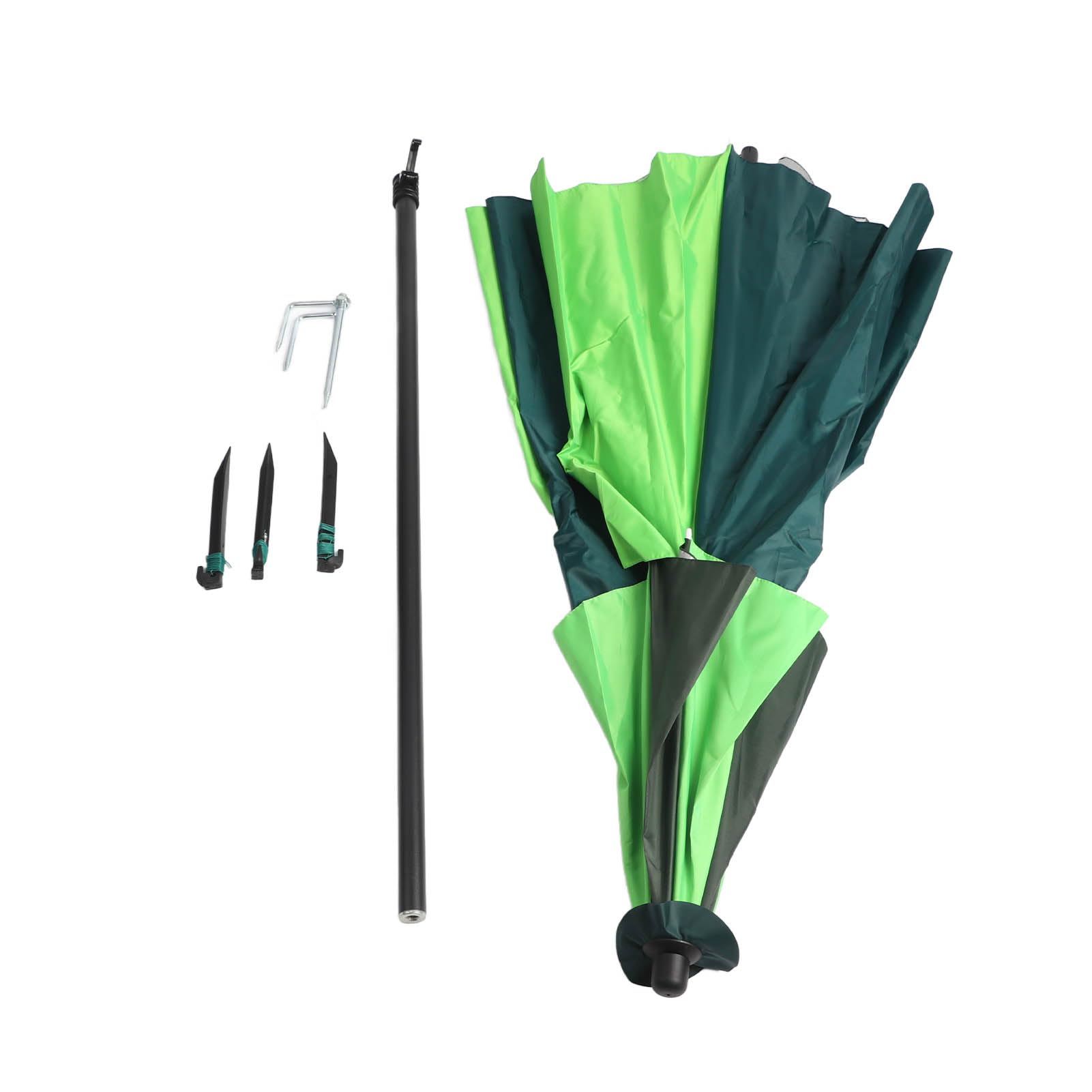 Parasol Wędkarski, Parasol Przeciwsłoneczny z blokadą przeciwsłoneczną, Wodoodporny Oxford o Dużej Gęstości z folią przeciwdeszczową, Idealny na Zewnątrz w słoneczną, deszczową pogodę, 2 Metry