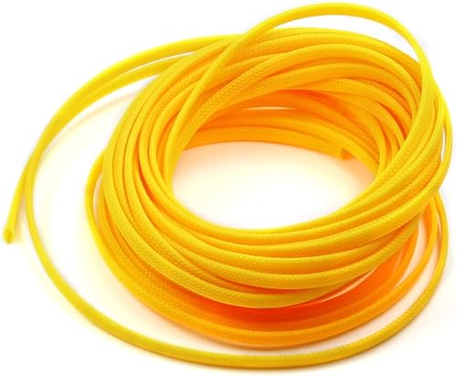 Miniatura 9 de Aicosineg Funda de cable de 32.81 pies y 0.44 pulgadas, funda trenzada para telar de alambre de PET, protector de cable para audio y video de alta