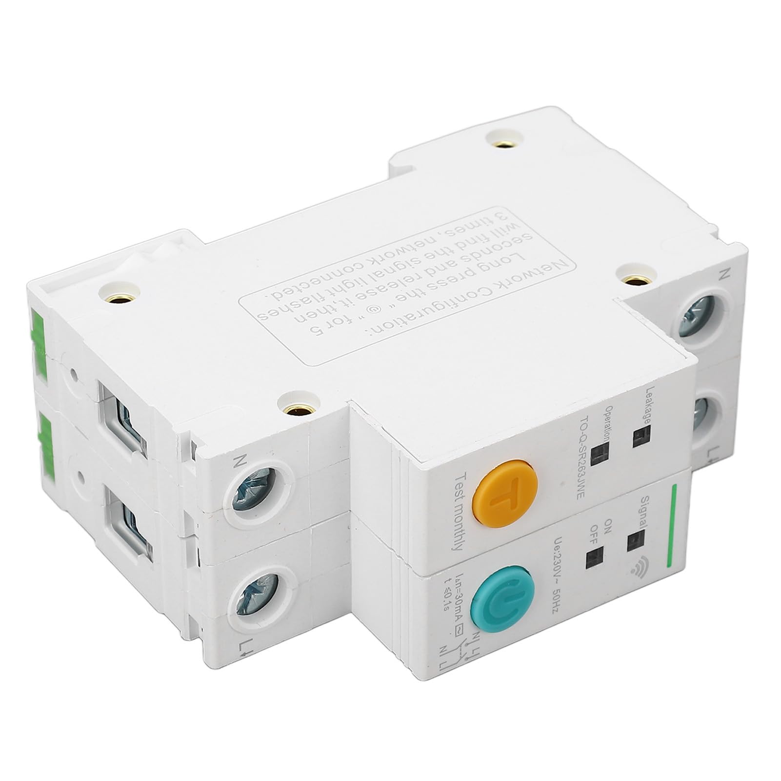 Interruttore a circuito in miniatura 2p Interruttore di controllo telecomando Smart WiFi con protezione di perdite 30MA 230V 16A