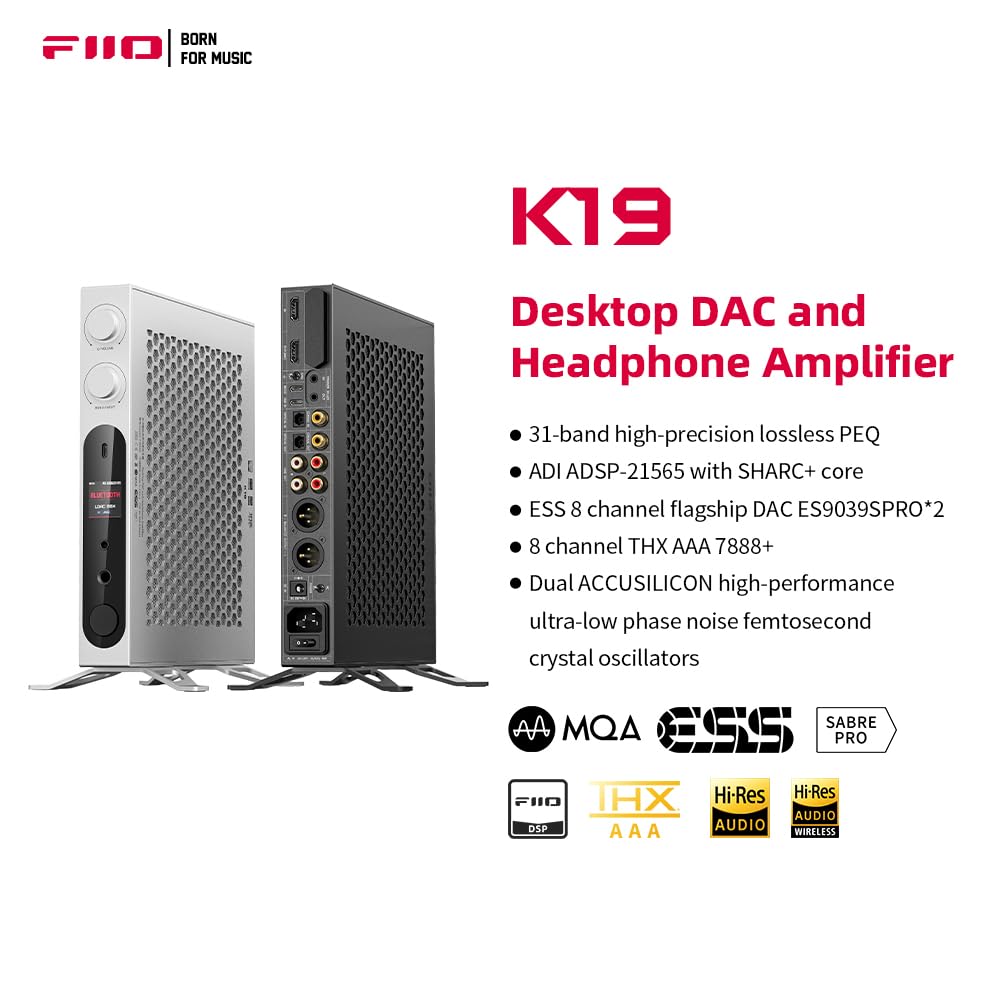 Amazon.co.jp: FiiO K19 デュアル ES9039SPRO デスクトップ DAC
