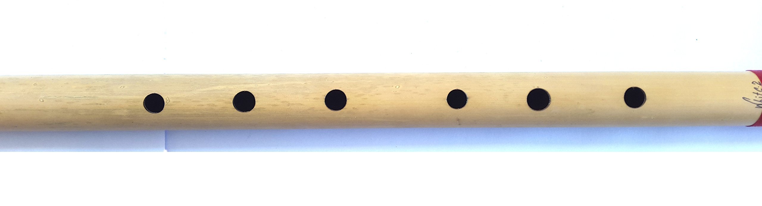 Flauta Prince, D graves, 35 ", AA, 440, profesional, Bansuri, Nylon alambre atado, India