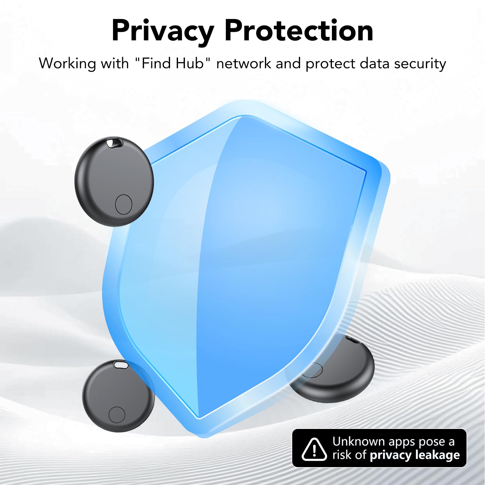 Smart Tracker Tag Android, localizzatore gps con Google's Find Hub (Solo Android), Portachiavi Gps, IP67 Impermeabile, Batteria Sostituibile, Trova Oggetti e Chiavi/Bagagli/Portafogli/Valigie