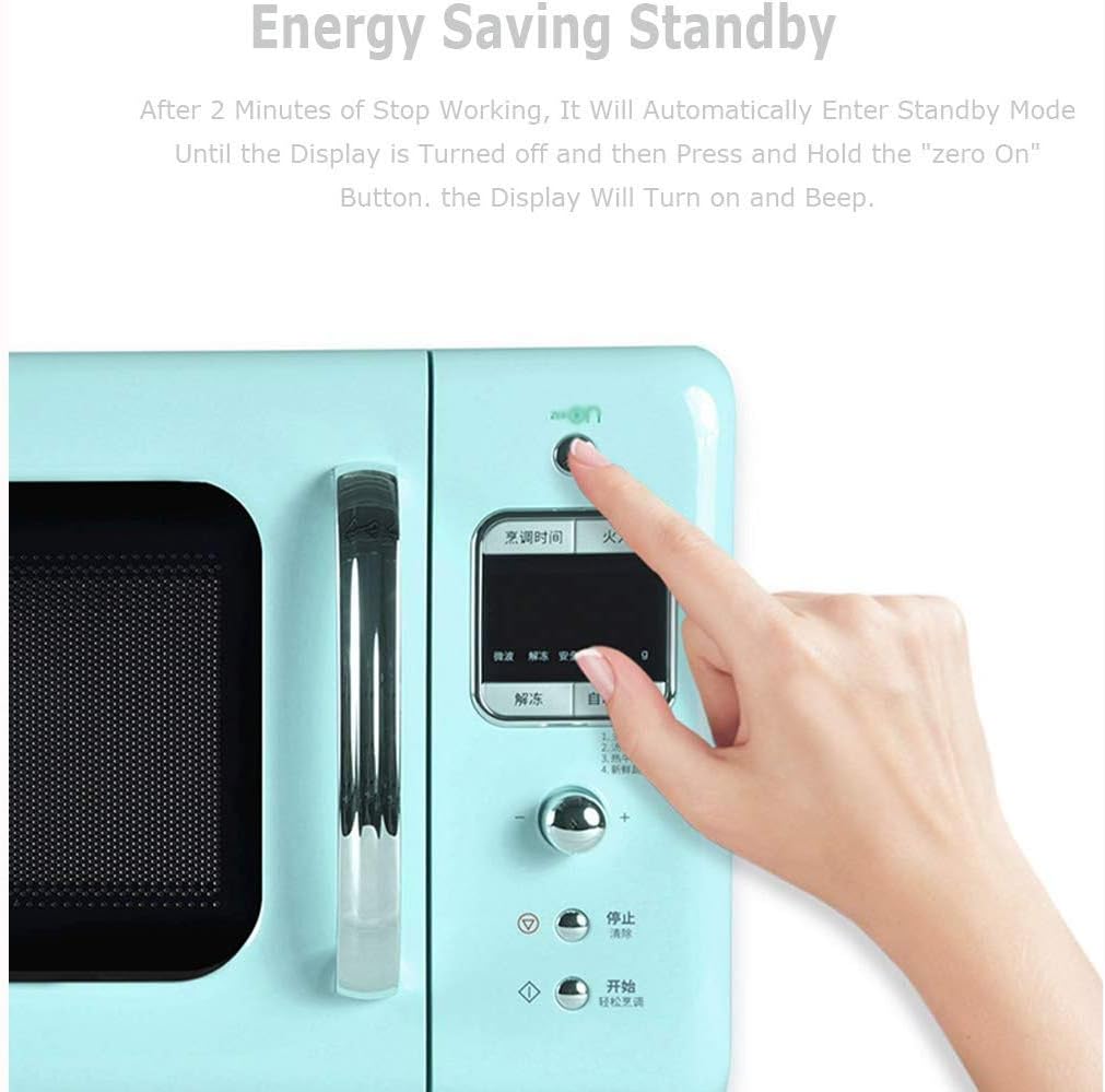 20L Countertop Microwave Oven with 60 Minutes Timing-Memory Turntable-Microwave with Smart Sensor, Easy Clean Interior