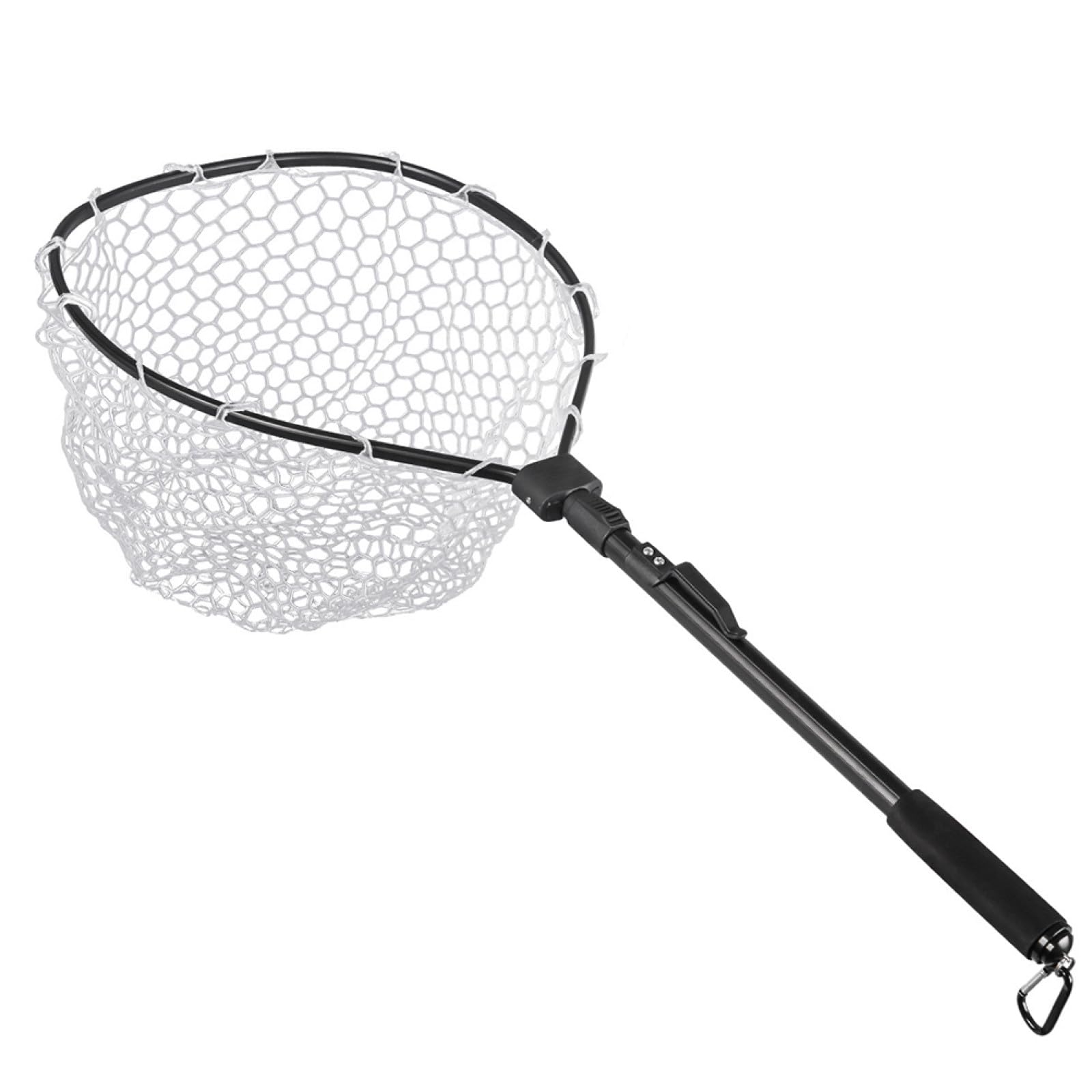 Anneome Pesca Equipo Plegable Salabre Pesca Materiales Duraderos Mango Antideslizante