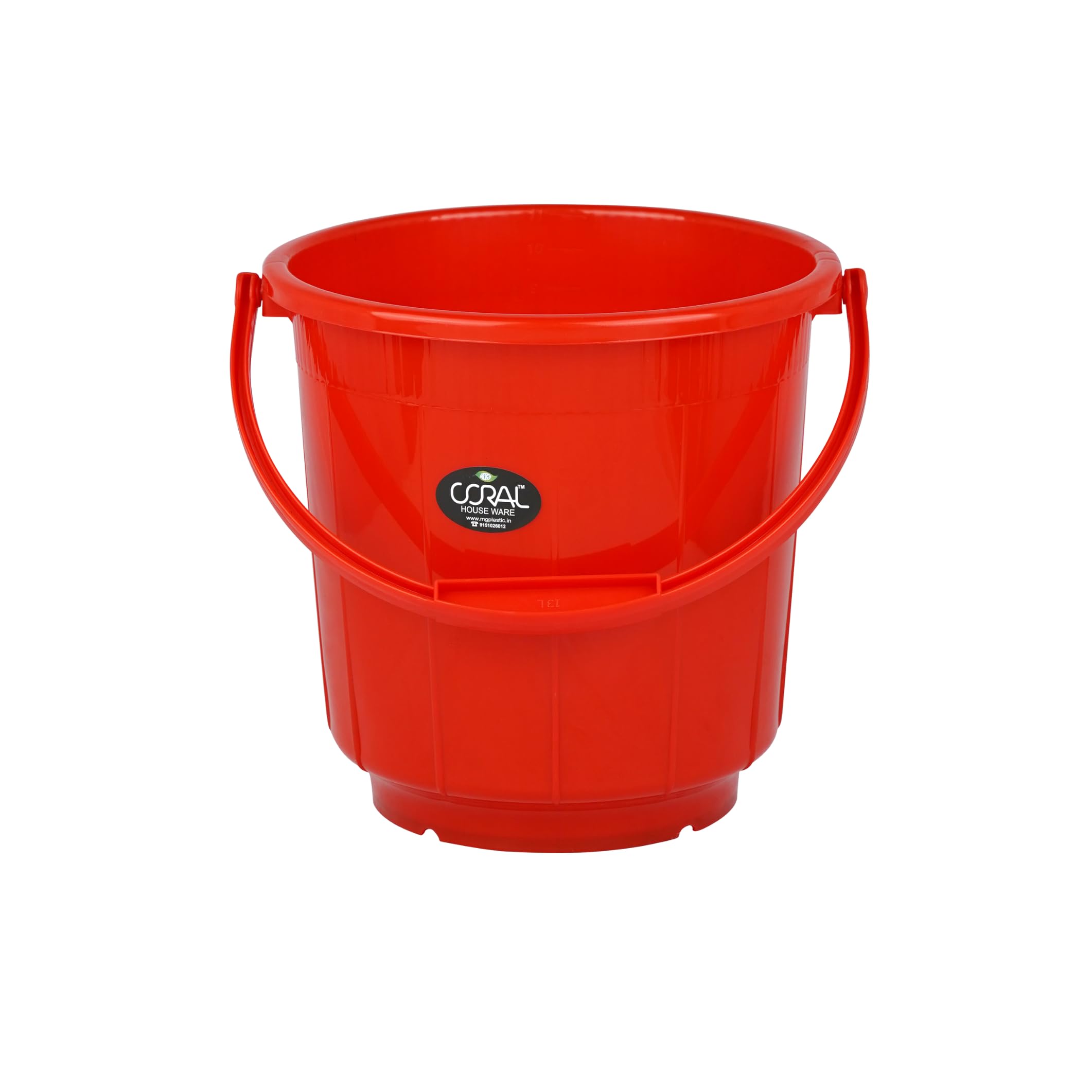Coral Plastic Classic Bucket 25 Litre Water for Bathroom || Kitchen || Garden Balti for Daily Use Storage Bucket for Home-image-36