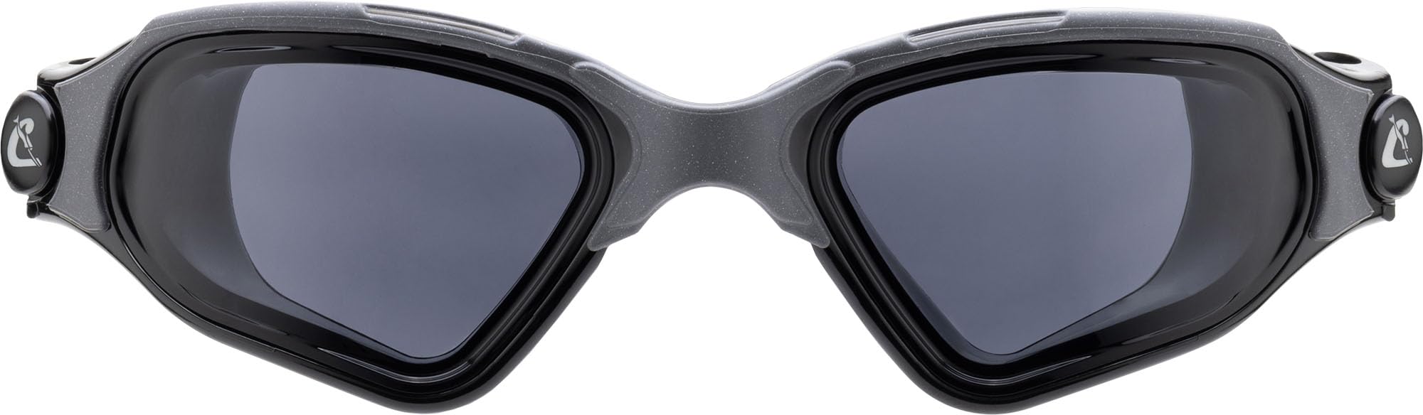 Cressi Clear Eyes Swim Goggles - Anti-Fog & UV Protection Adult Swimming Goggles - Strap & Nose Bridge for Pool Sessions - Swim Aids for Adults - Black/Grey Smoked Lens - One Size