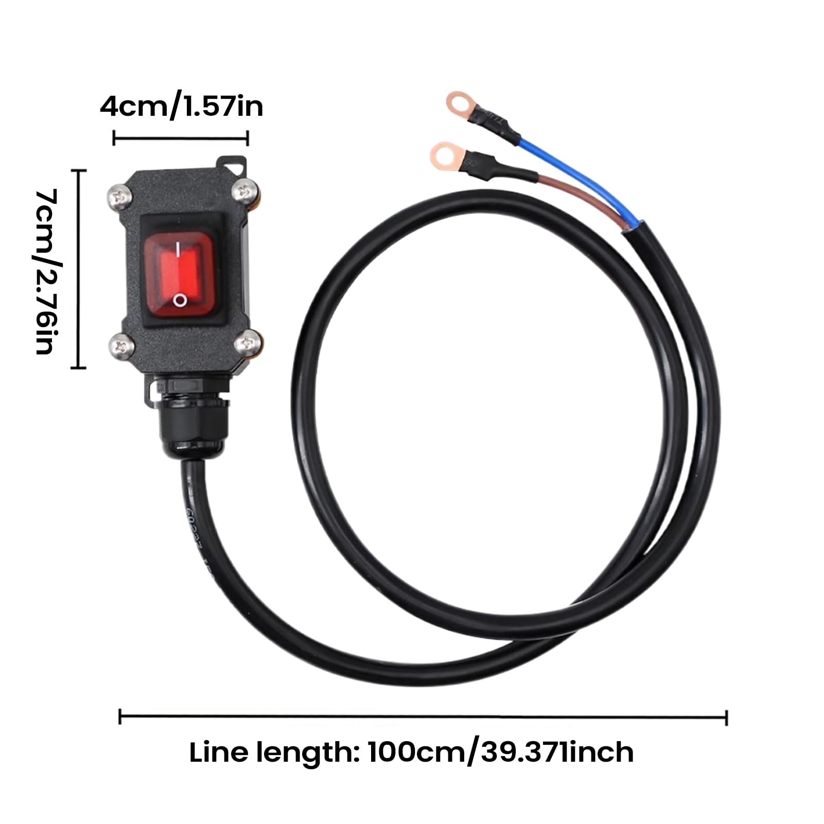 Disconnettitore Batteria Auto,Blocco Alimentazione Impermeabile 12V 24V | Disconnettitore Batteria Impermeabile per Auto,Per Cortocircuito, Elettrico, Marino, Elettricista, Piccoli Veicoli, Camion
