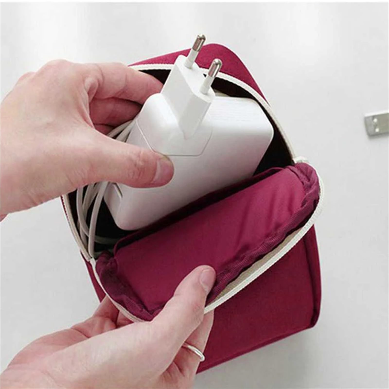 Borsa Per Cavi Custodia for il trasporto di accessori elettronici digitali portatili for gadget da viaggio, custodia for power bank USB per Accessori Tecnologici(40727-2-10pcs)