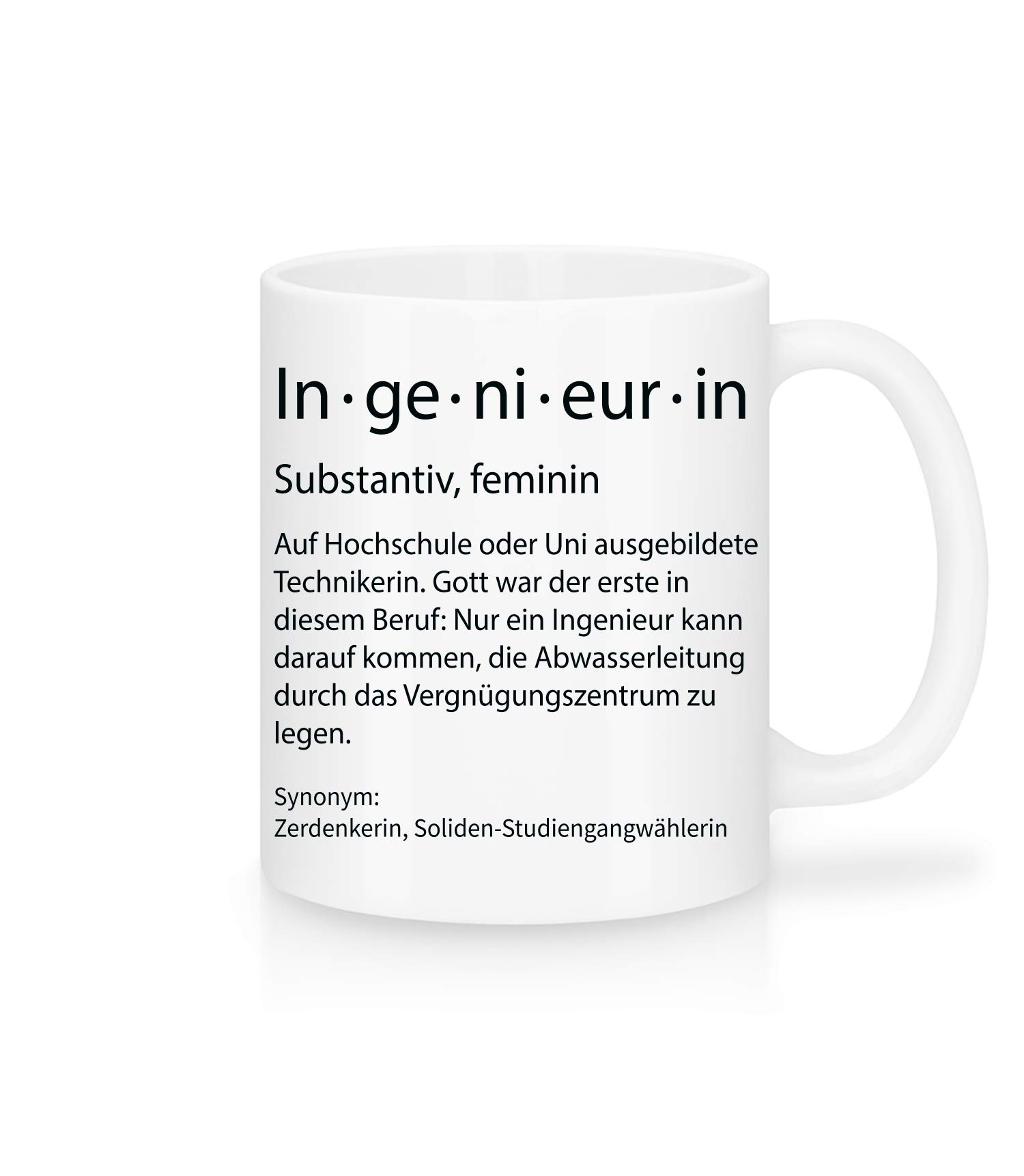 Chef Definition Kaffeebecher – Witziger Spruch, Spülmaschinenfest, 330 Ml, Beidseitig Bedruckt