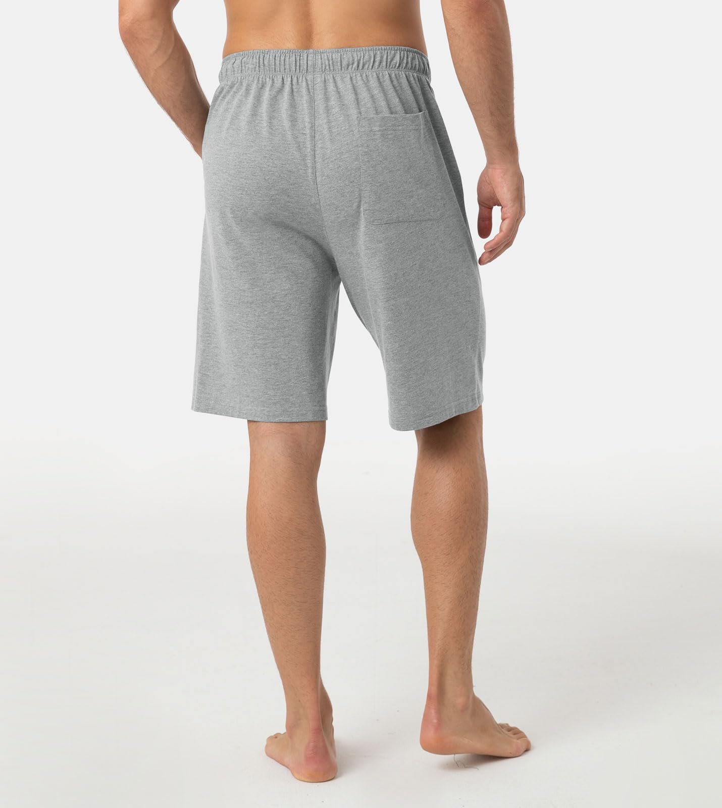 LAPASA Lot de 2 Shorts de Pyjama Homme en Polycoton Court Short de Détente & d'Intérieur Maison Pyjacourt Uni avec Poches M93