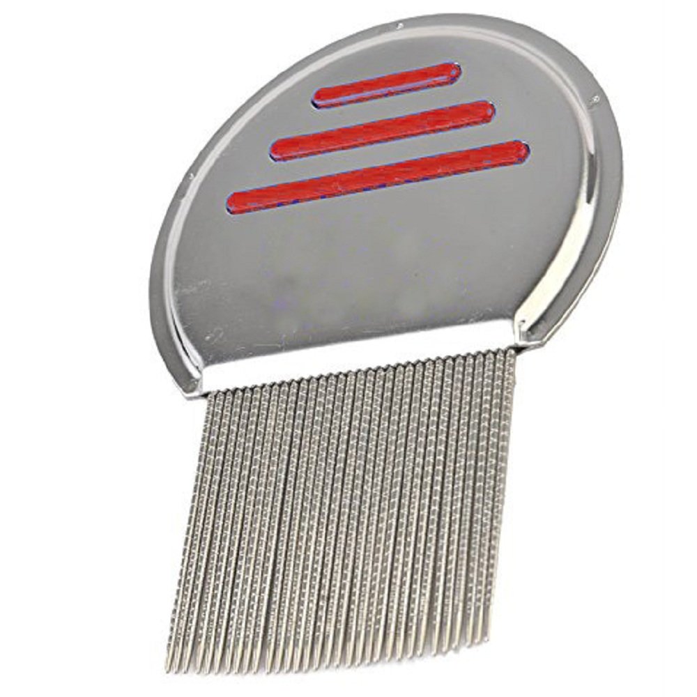 Lice Comb, Head Lice And Nits Easily With This Professional Comb, Stainless Steel Metal Comb